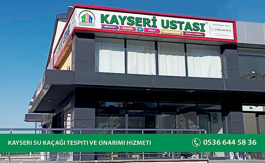 kayseri su kaçağı tespiti